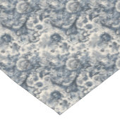 ヴィンテージエレガントブルー花柄トイルフルーリー テーブルクロス (アングル)