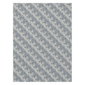 ヴィンテージエレガントブルー花柄トイルフルーリー テーブルクロス (正面)