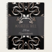 ヴィンテージエレガントブロンズバロックアポイントメント本 プランナー手帳 (正面)