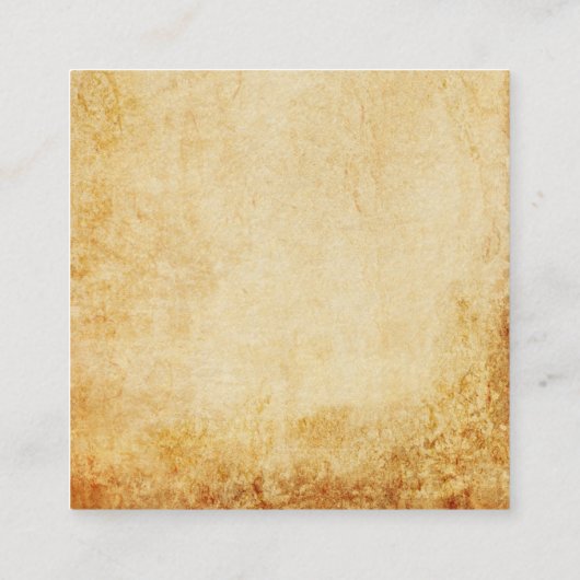 ヴィンテージエレガントプロフェッショナルプレミアムシックリュックス スクエア名刺 (裏面)