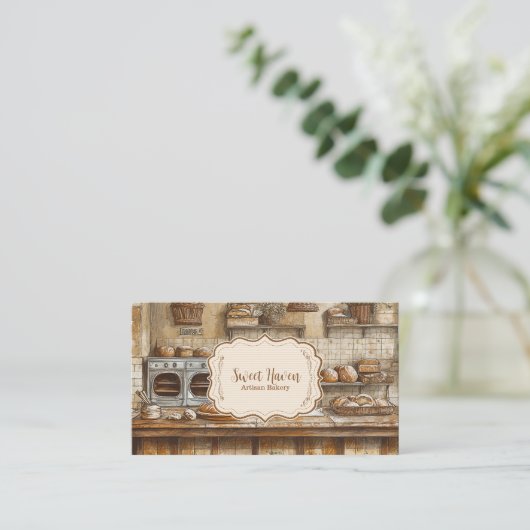 ヴィンテージエレガントベーカリー 名刺 (スタンド正面)