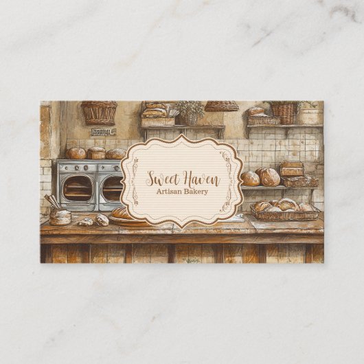 ヴィンテージエレガントベーカリー 名刺 (正面)
