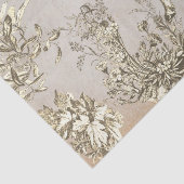 ヴィンテージエレガントベージュホースフローラトイレクラフト 薄葉紙 (詳細)