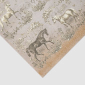 ヴィンテージエレガントベージュホースフローラトイレクラフト 薄葉紙 (詳細)