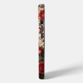 ヴィンテージエレガントペルシャ猫(バラ) Case-Mate iPhoneケース (裏面 / 左)