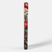 ヴィンテージエレガントペルシャ猫(バラ) Case-Mate iPhoneケース (裏面 / 右)