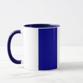 ヴィンテージエレガントペルー国旗の陶磁器 マグカップ (左)