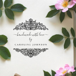 ヴィンテージエレガントボタニカハンドメイド愛カスタム ラバースタンプ