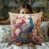 ヴィンテージエレガントボホデカビクトリアンップピーコック クッション