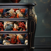 ヴィンテージエレガントボホビクトリアンジャングルパロッツ 薄葉紙