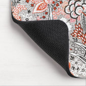 ヴィンテージエレガントボホ抽象芸術フローラアートワーク | マウスパッド (コーナー)