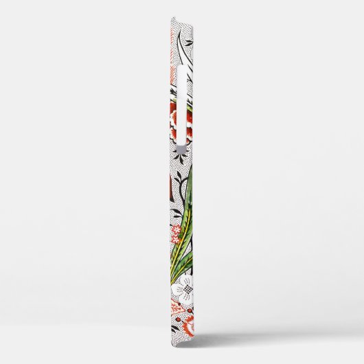 ヴィンテージエレガントボホ抽象芸術フローラアートワーク | Case-Mate iPhoneケース (裏面 / 左)