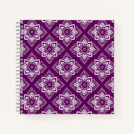 ヴィンテージエレガントボホ花柄 ノートブック