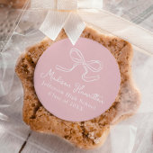 ヴィンテージエレガントボーピンク卒業 ラウンドシール