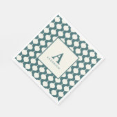 ヴィンテージエレガントボーブルのパーティー スタンダードランチョンナプキン (角)