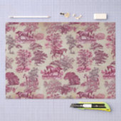 ヴィンテージエレガントマゼンタホーストイレクラフト 薄葉紙 (クラフト)