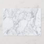 ヴィンテージエレガントマーブル結婚ズ詳細 エンクロージャーカード (裏面)