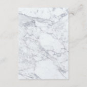 ヴィンテージエレガントマーブル結婚ズ詳細 エンクロージャーカード (裏面)