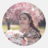 ヴィンテージエレガントミクリンスアニョス写真 ラウンドシール (正面)