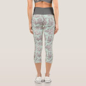 ヴィンテージエレガントミントグレイ カプリレギンス (裏面)