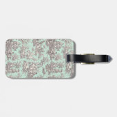 ヴィンテージエレガントミントグレイ ラゲッジタグ (裏面横)