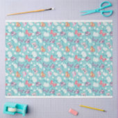 ヴィンテージエレガントモダンフローラ 薄葉紙 (クラフト)