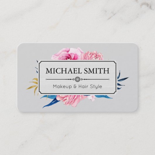 ヴィンテージエレガントモダン 名刺 (正面)