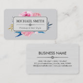 ヴィンテージエレガントモダン 名刺 (正面/裏面)