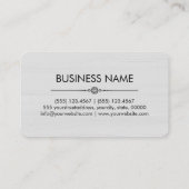 ヴィンテージエレガントモダン 名刺 (裏面)