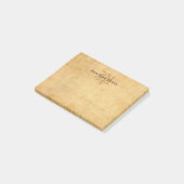 ヴィンテージエレガントモノグラムテンプレート書化 ポストイット (アングル)