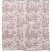 ヴィンテージエレガントライトブラウントワールドゥジュウ シャワーカーテン (正面)