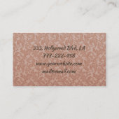 ヴィンテージエレガントラグジュアリーダマスハサミ 名刺 (裏面)