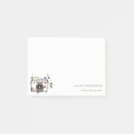 ヴィンテージエレガントリーフフローラカメラ撮影 ポストイット