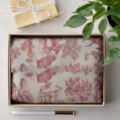 ヴィンテージエレガントレッドホーストイレクラフト 薄葉紙 (ギフト)