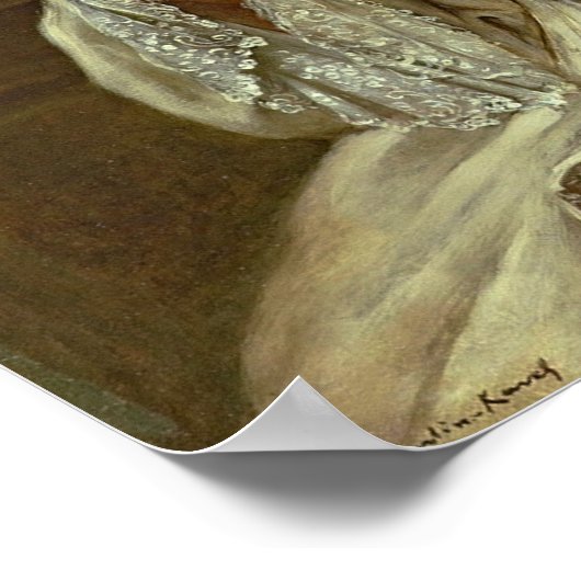 ヴィンテージエレガントレディバラ ポスター (角)