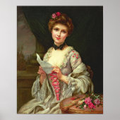 ヴィンテージエレガントレディバラ ポスター (正面)