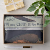 ヴィンテージエレガントレディフランスのーポスターデクページ 薄葉紙 (ギフト)