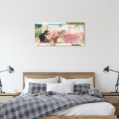 ヴィンテージエレガントレディ キャンバスプリント (インサイチュ (寝室))