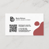 ヴィンテージエレガントレトロモダン- 名刺 (裏面)