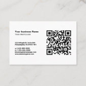 ヴィンテージエレガントレトロモダン- 名刺 (裏面)