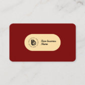 ヴィンテージエレガントレトロモダン- 名刺 (正面)