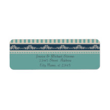 ヴィンテージエレガントロマンティックなダマスクレース結婚ストリップ