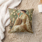 ヴィンテージエレガント付き化粧枕 クッション (ブランケット)