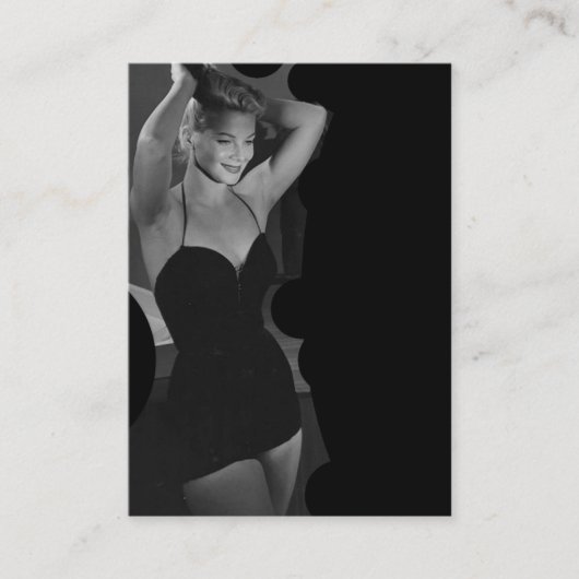 ヴィンテージエレガント入浴スーツ美しい 名刺 (正面)