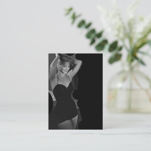 ヴィンテージエレガント入浴スーツ美しい 名刺