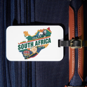 ヴィンテージエレガント南アフリカ旅行記念品 ラゲッジタグ