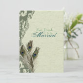 ヴィンテージエレガント国ピーコックリハーサル夕食 招待状 (スタンド正面)