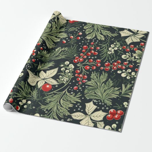 ヴィンテージエレガント型ラッピング紙 ラッピングペーパー (アンロールド)