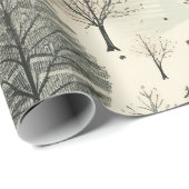 ヴィンテージエレガント型ラッピング紙 ラッピングペーパー (ロールコーナー)