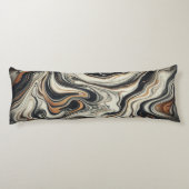 ヴィンテージエレガント大理石の渦巻き ボディピロー (裏面)